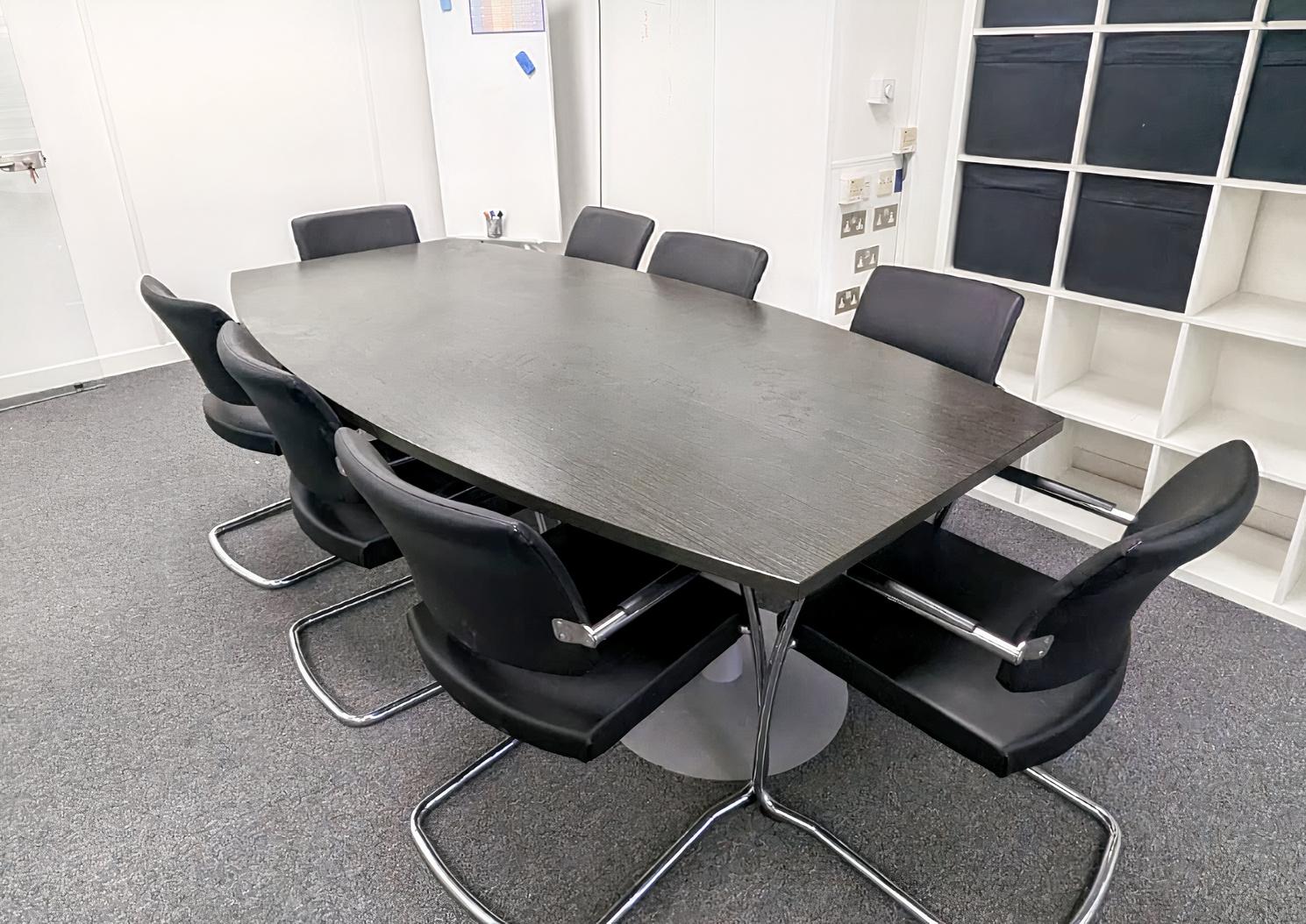 Glass boardroom at Avicenna House