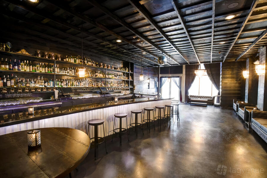 Front Lounge & Downstairs Bar at The Eleanor in Downtown Austin, TX