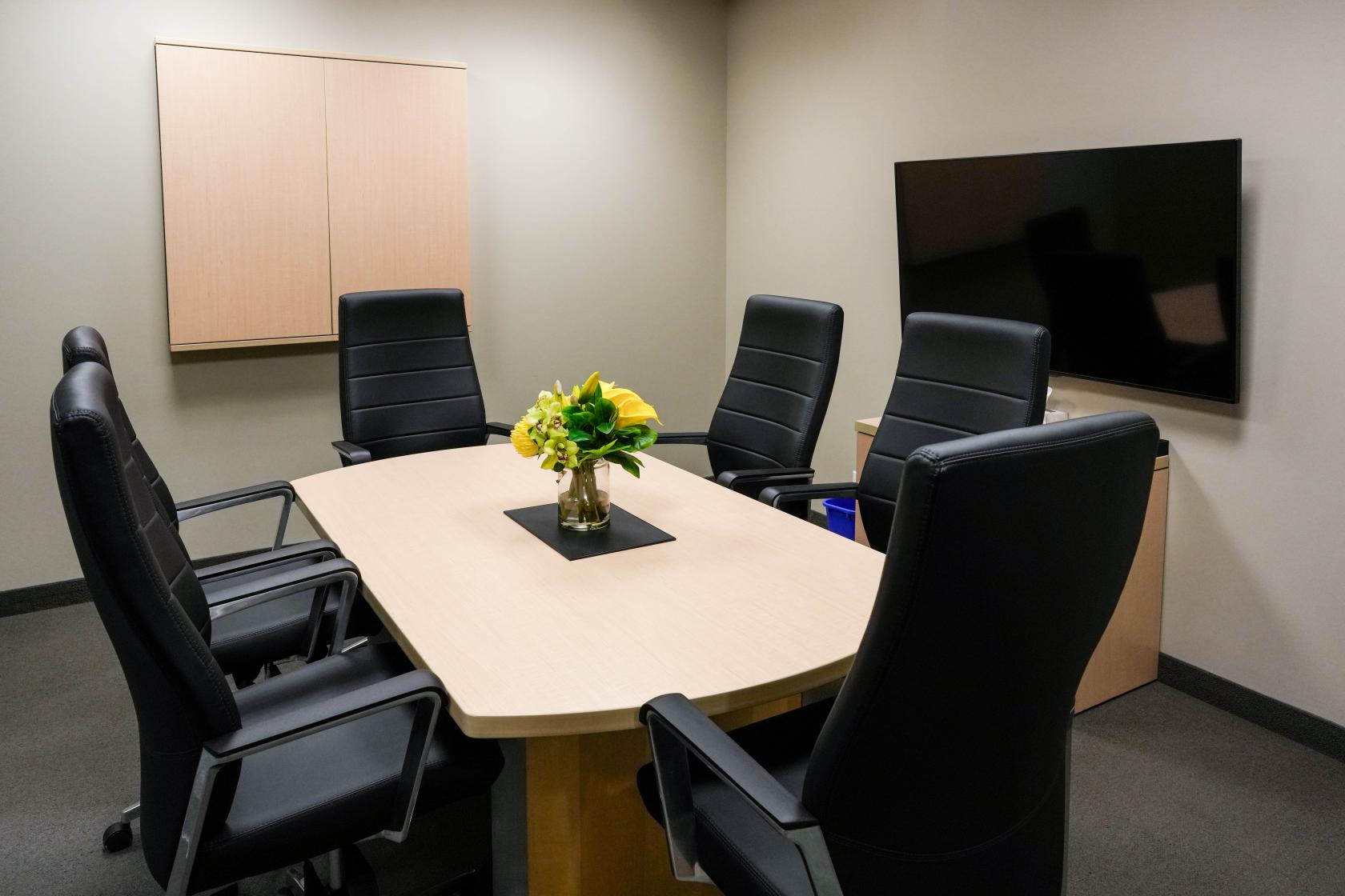 Private Meeting Room for 6 at Intelligent Office - First Canadian Place at Intelligent Office - First Canadian Place