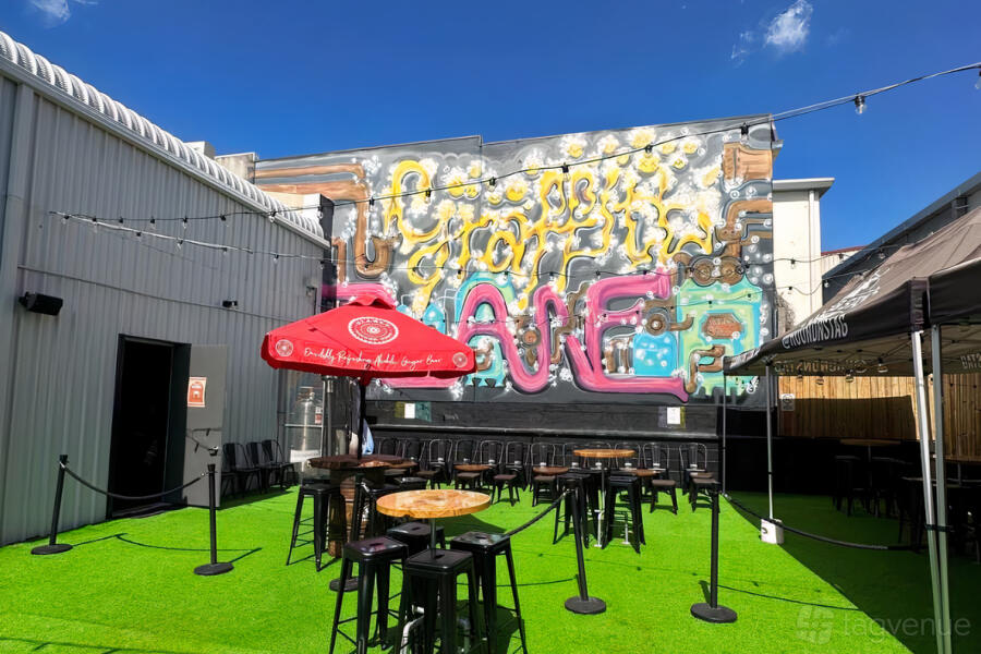 Entire Beer Garden at
