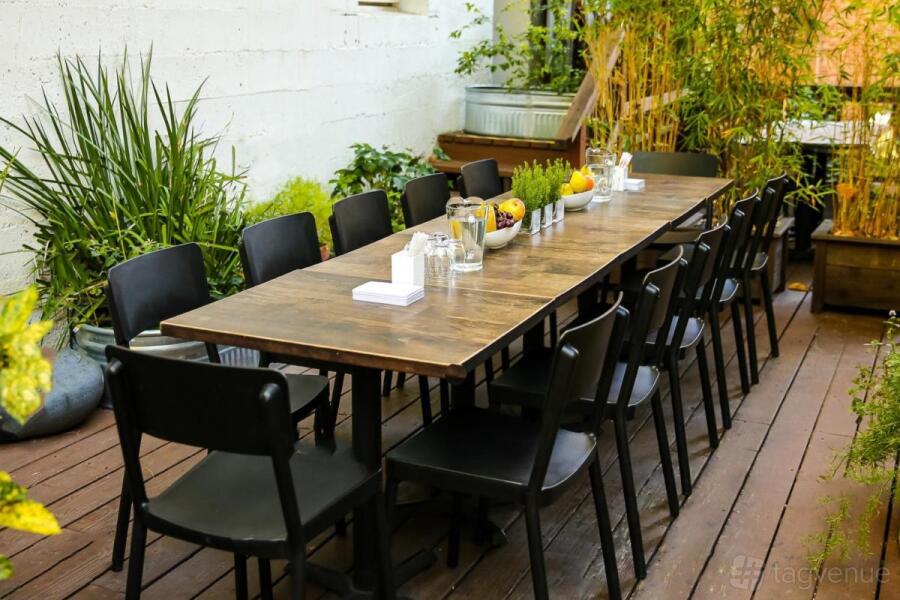 White Swan Patio at