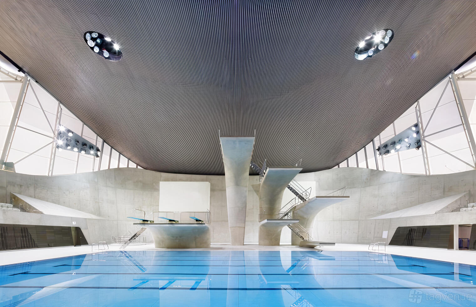 Famous Diving Pool Diving Pool - London Aquatics Centre - Event Venue Hire - Tagvenue.com