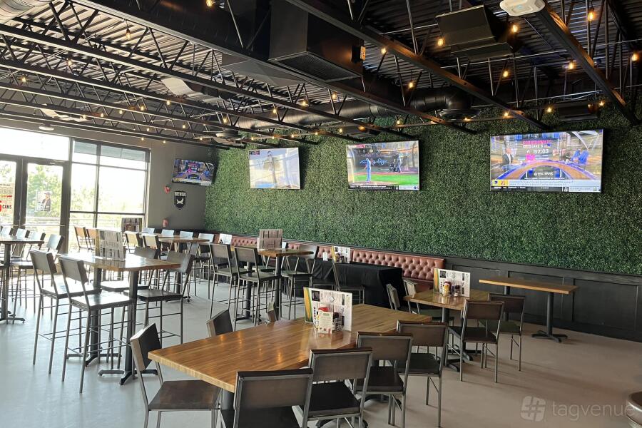 2nd floor at Parlay Golf Sports Bar