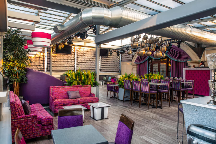 The Rooftop Lounge at