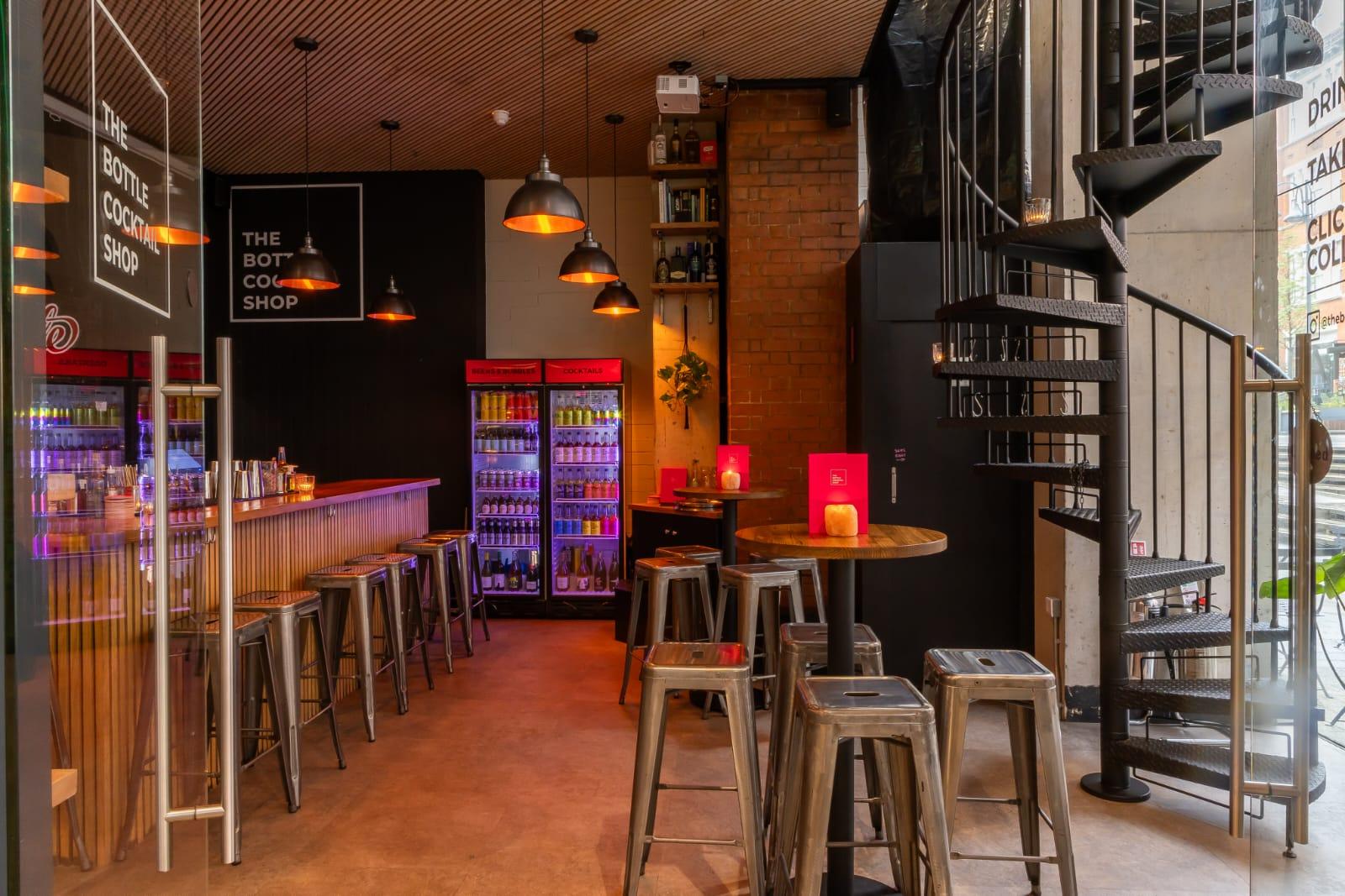 Vol Bar Venue Hire with Terrace - The Bottle Cocktail Shop & Bar - Event Venue ...