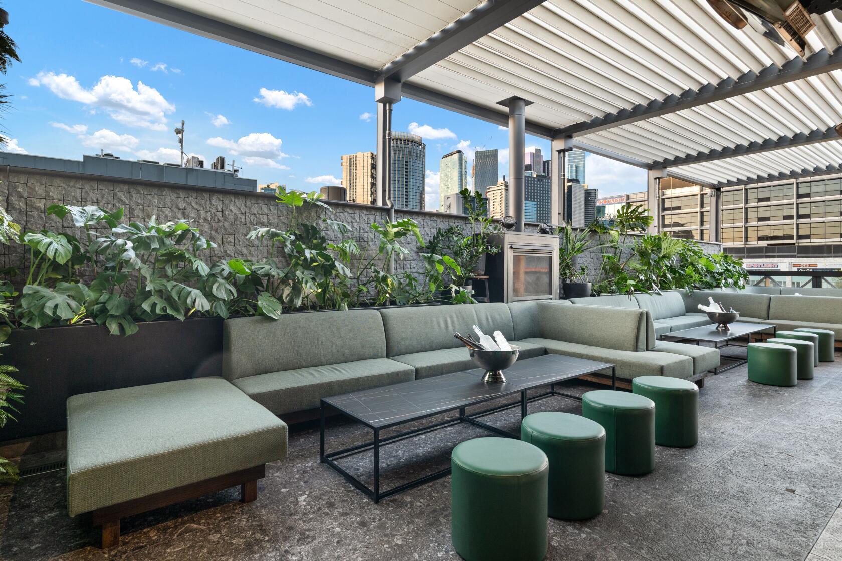 A closer look at Private Rooftop Game Rooms