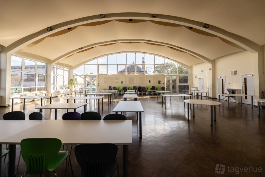Dining Room with Kitchen at