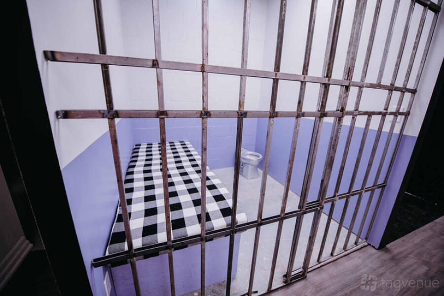 Jail Cell Set at Abstract Productions House
