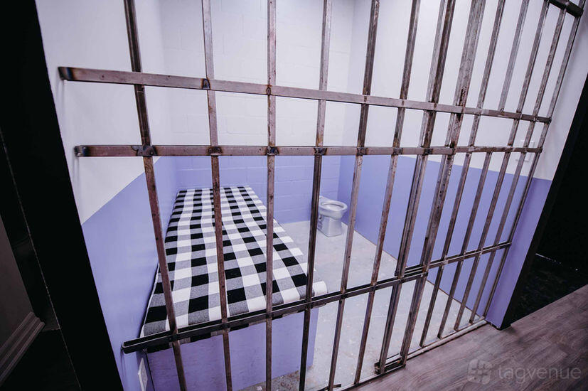 Jail Cell Set at Abstract Productions House at Abstract Productions House