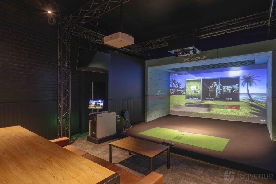 Simulation Booths Golf Simulator Booth - X-Golf Nedlands - Event Venue Hire - Tagvenue.com