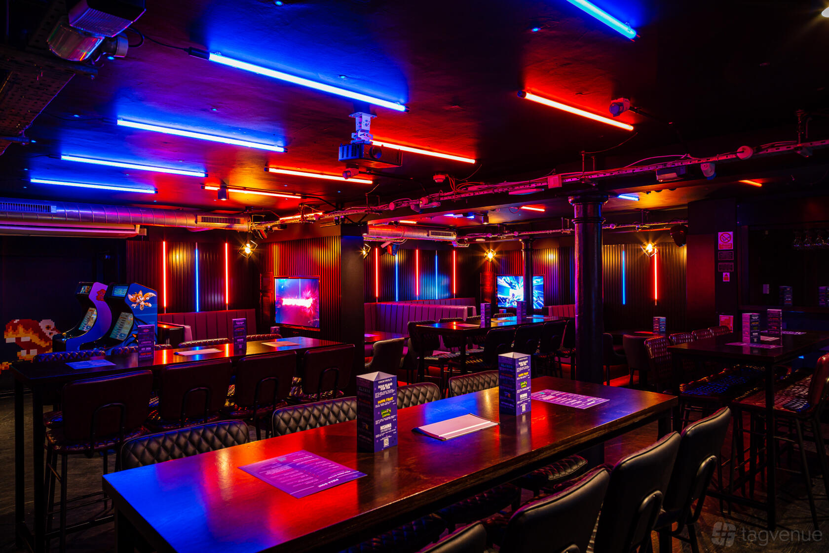 Basement Bar & Gaming Booths - Pixel Bar Manchester - Event Venue Hire ...