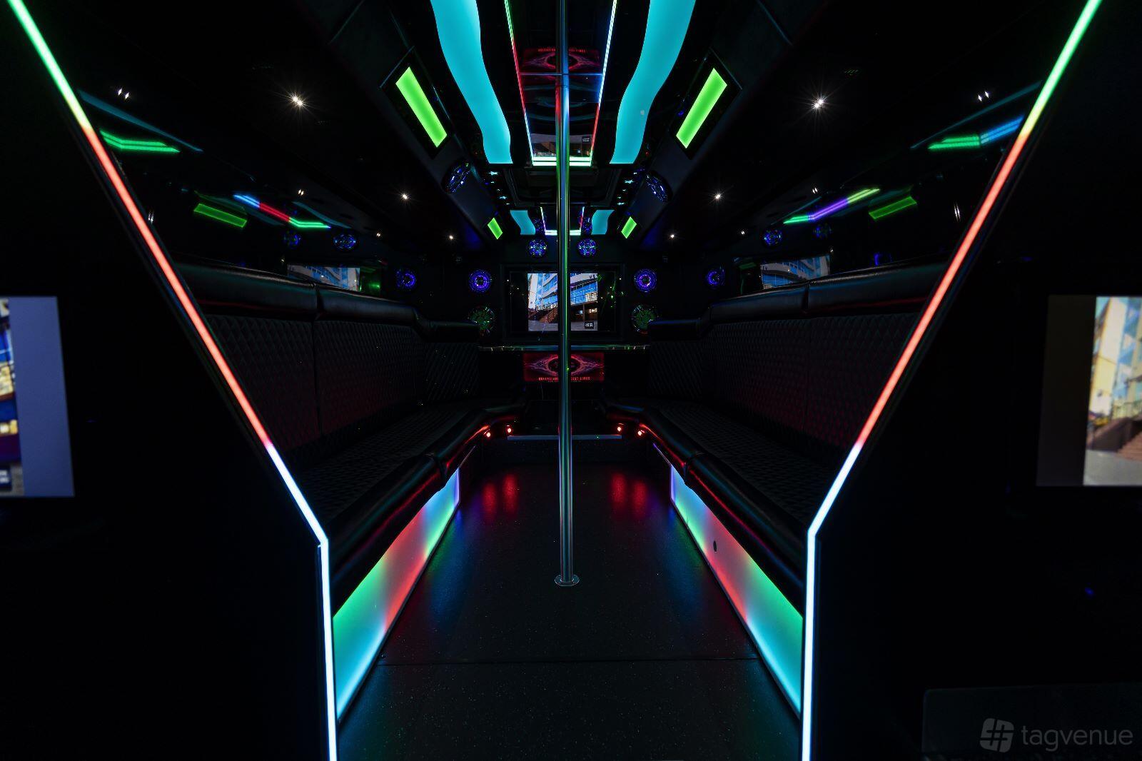Vip Limo Bus 30-seat Elite VIP Limo Bus - The Venga Bus - Event Venue Hire ...