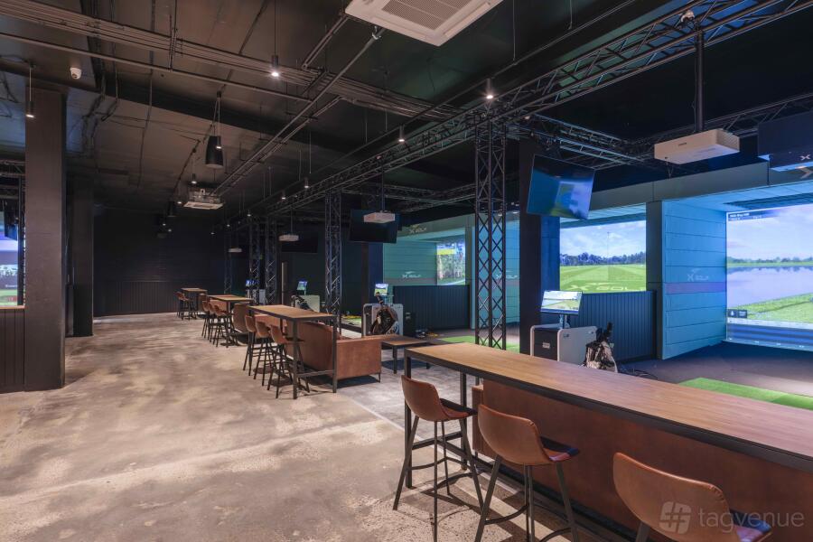 Simulation Booths Golf Simulator Booth - X-Golf Nedlands - Event Venue Hire - Tagvenue.com