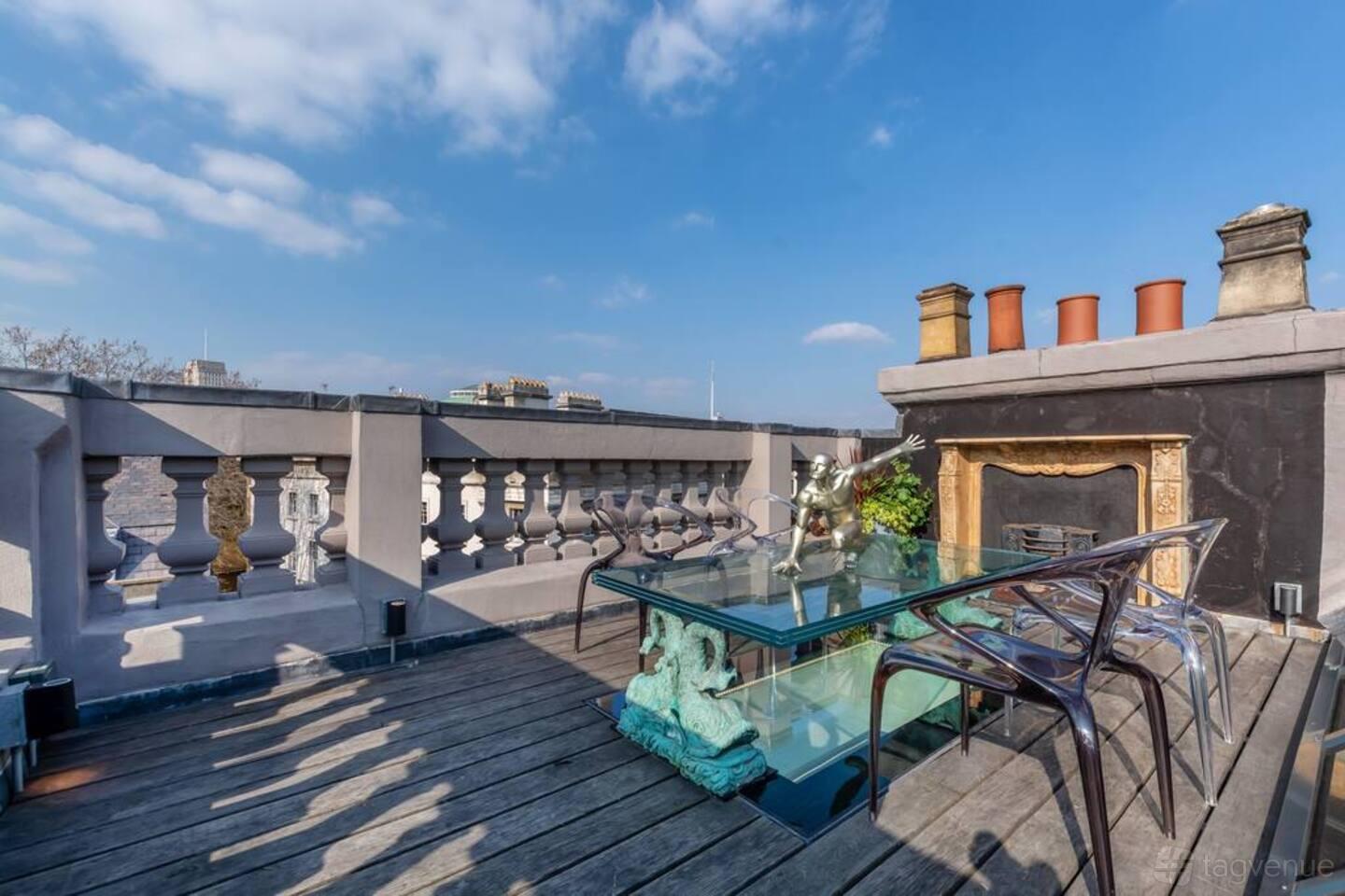 A closer look at Penthouse With Old Growth Vegetable Clearing On Deck