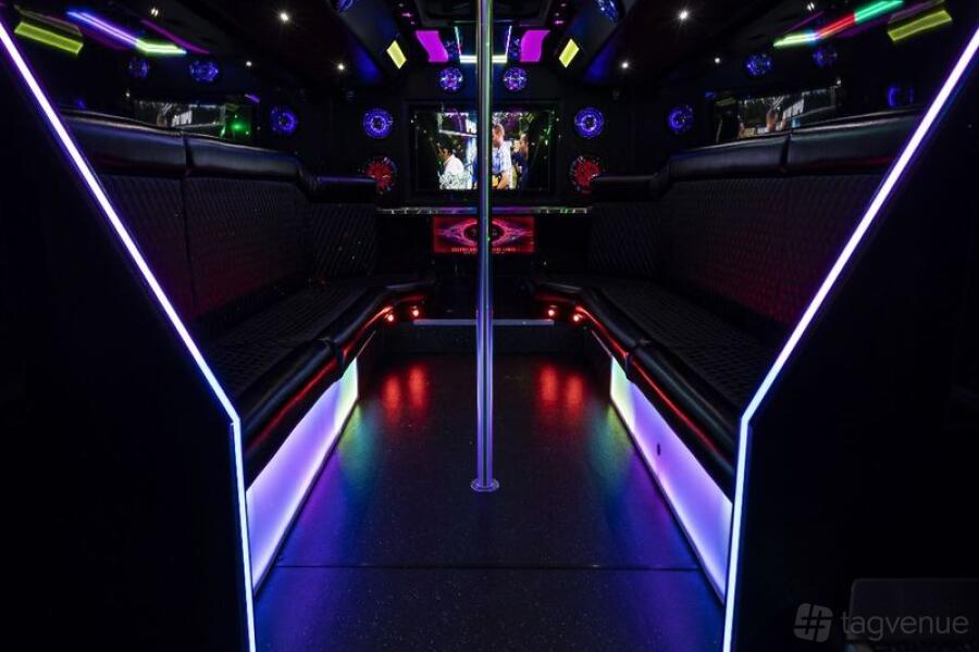 Vip Limo Bus 30-seat Elite VIP Limo Bus - The Venga Bus - Event Venue Hire ...