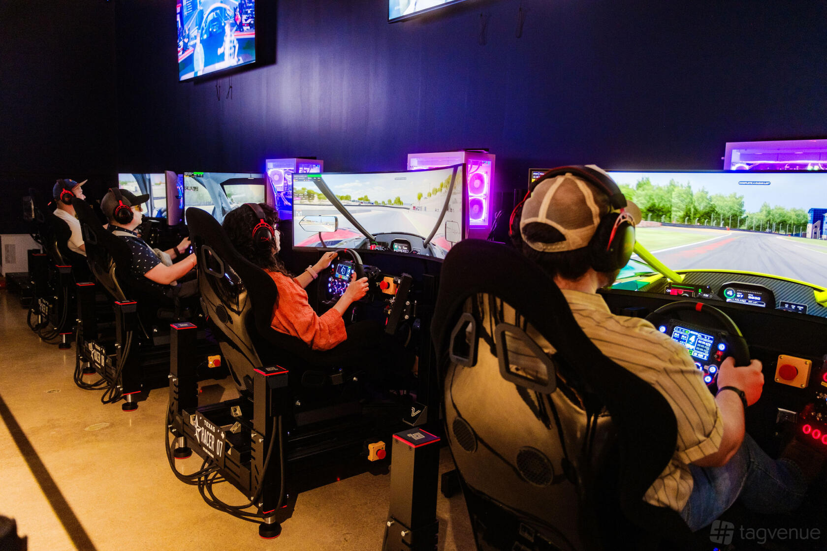 Sim Racing Rent Event Velocity | Sim Racing Lounge Venue Rental in Houston, TX | Photos & Prices