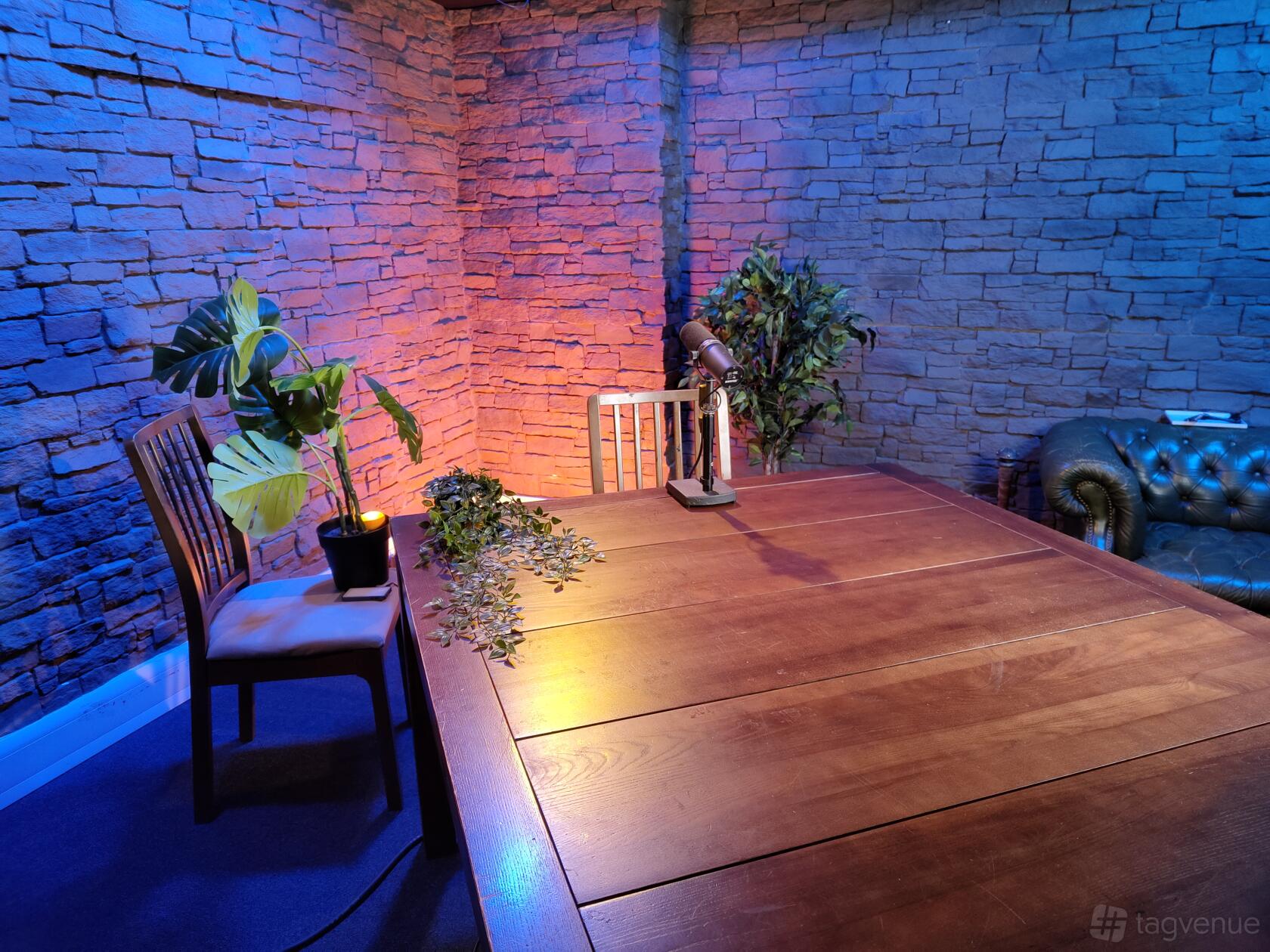 Pickaxe Studios podcast room