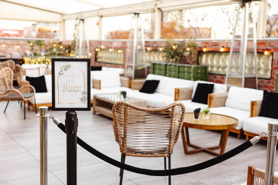 Outdoor Rooftop Lounge at