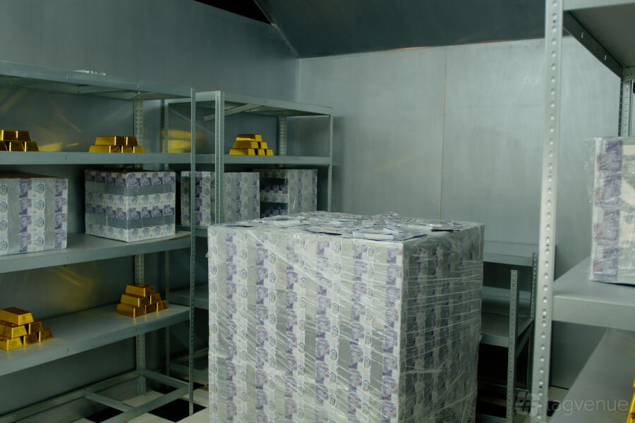 Cash Vault Racking Bank Vault (Dry Hire) - Revere Studios - Event Venue Hire - Tagvenue.com