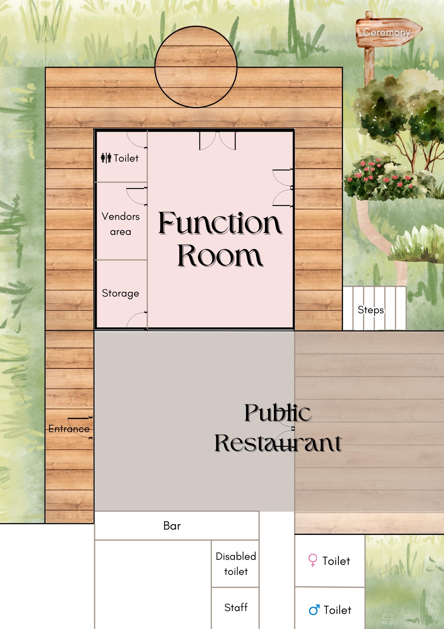 Function Room - Olinda Tea House - Event Venue Hire - Tagvenue.com