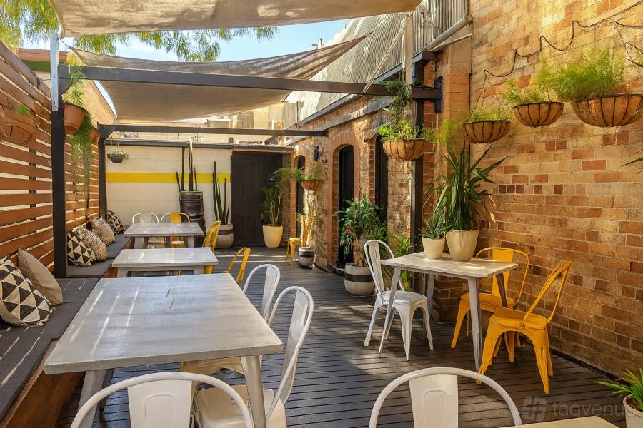 Outdoor Area at Bricks and Stones Cafe