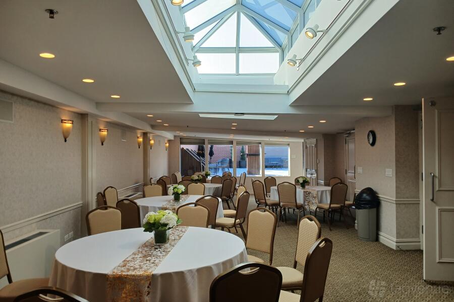 Beautiful view of Wedding Venues Penthouse Floor Negatives
