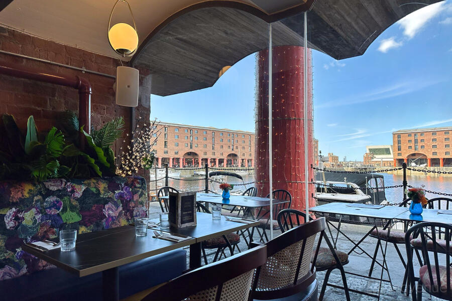 Semi-private Dining Area at Delhi House Liverpool