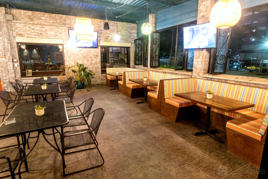 Covered Patio at Good God, Nadine's