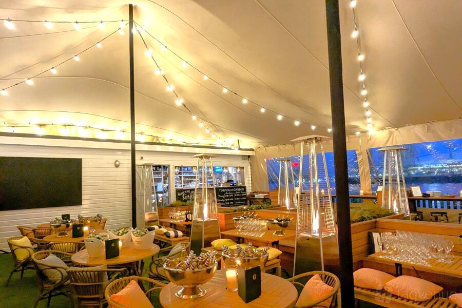 Riverside Garden at The Gun