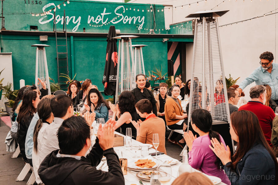 Outdoor Sorry Big Trendy Patio - Sorry Not Sorry, LA - Event Venue Rental - Tagvenue.com