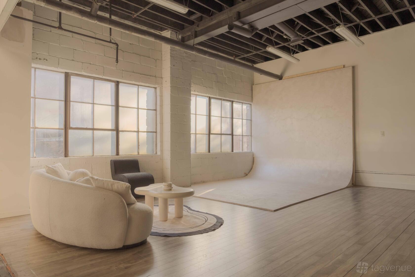 Black and White Room at Location A at Location A