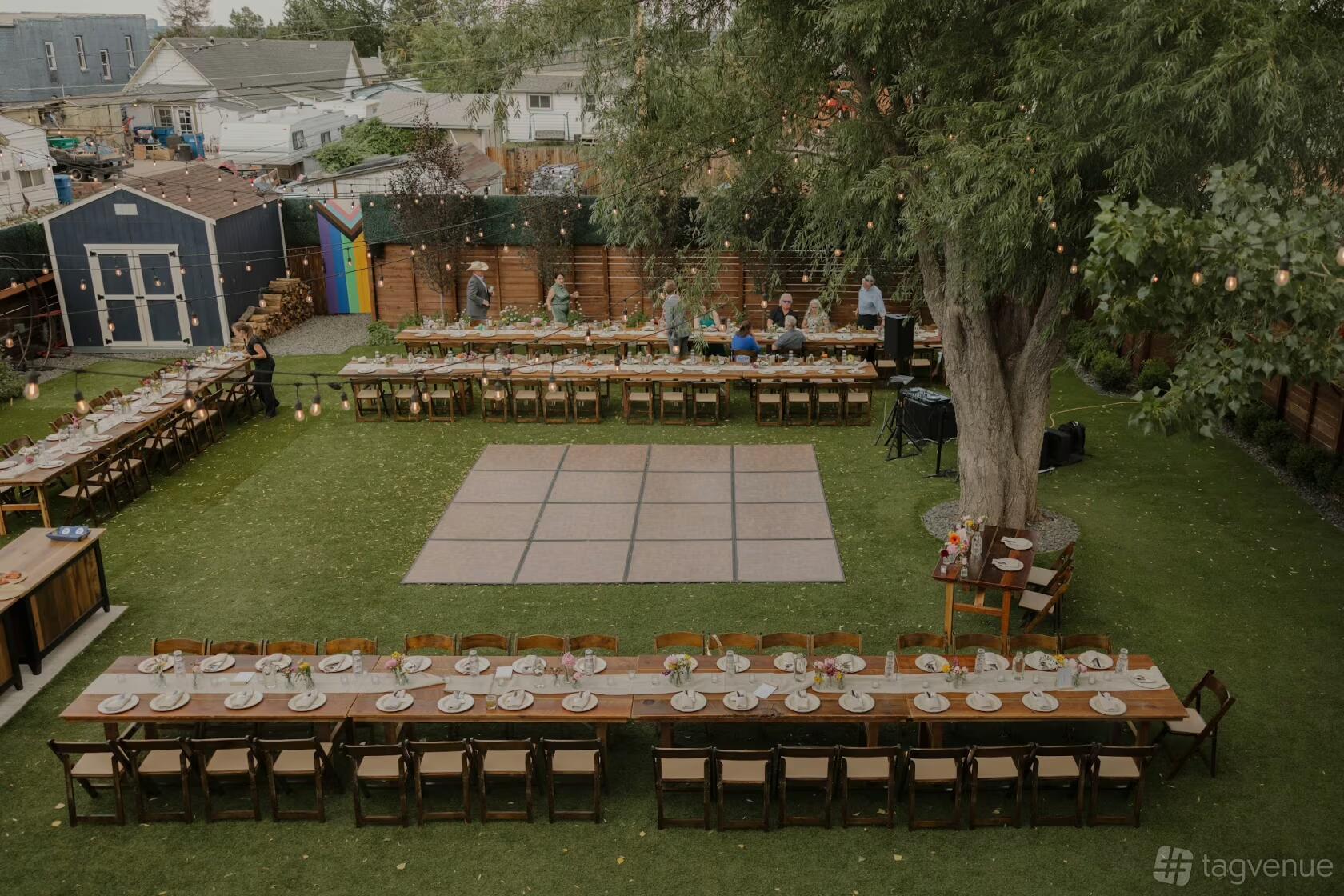 Party Ground Outdoor Patio and Backyard - Mountain Crust Event Venue - Event Venue ...
