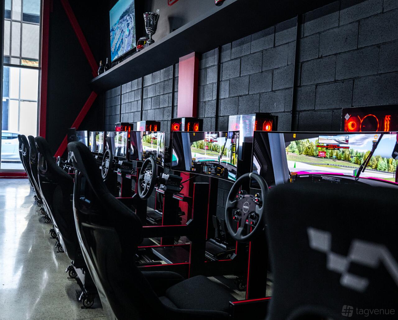 Entire Venue at SimHub Race Lounge at SimHub Race Lounge
