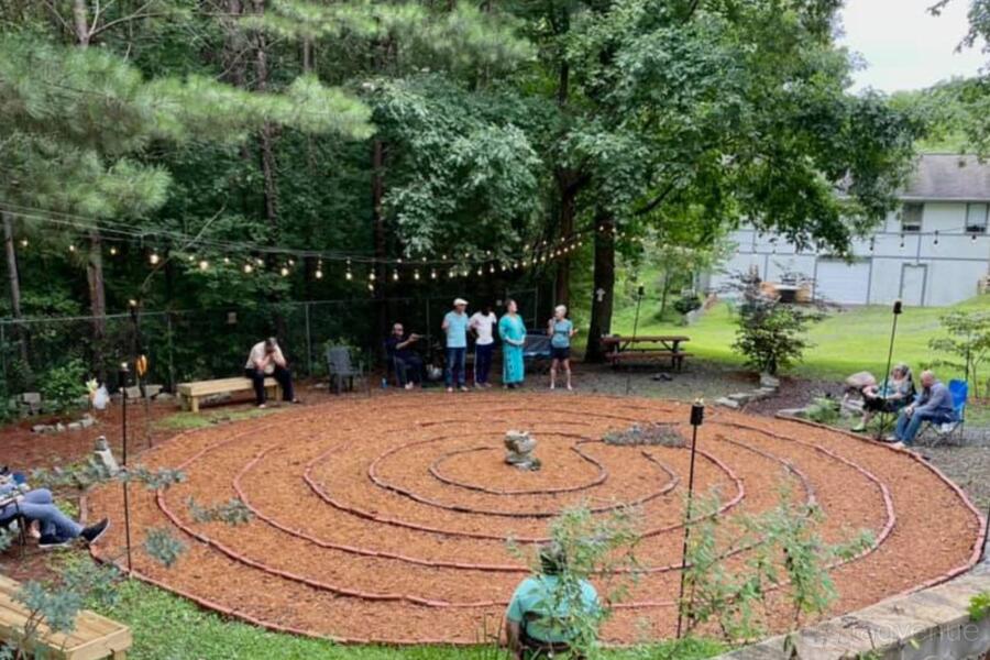 Labyrinth String Labyrinth - Unity North Atlanta Church - Event Venue Rental - Tagvenue.com