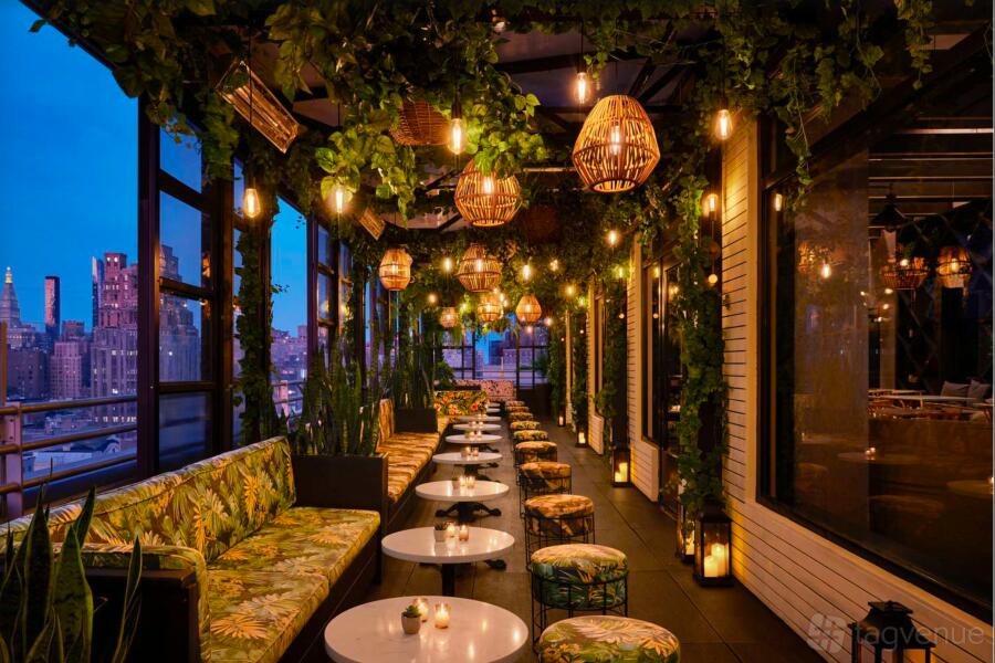 Hanging Rooftop Gansevoort Rooftop Venue Rental in New York City, NY | Photos & Prices