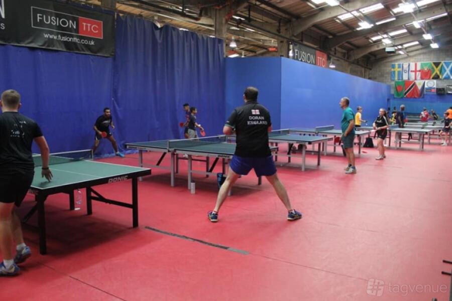 Table Tennis Racket Court Table Tennis Court 5 - The Thunderdome - Event Venue Hire - Tagvenue.com