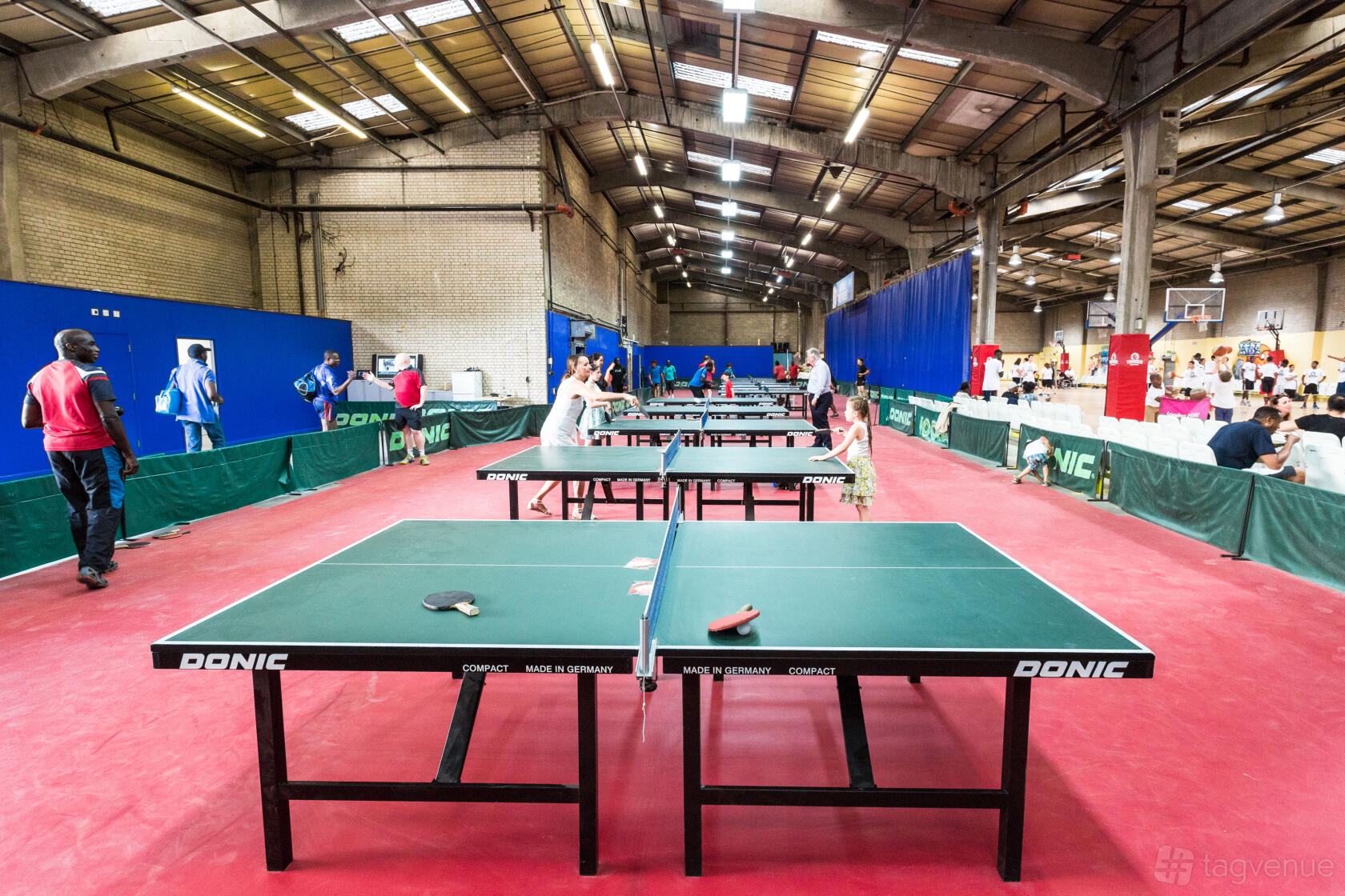 Table Tennis Racket Court Table Tennis Court 1 - The Thunderdome - Event Venue Hire - Tagvenue.com