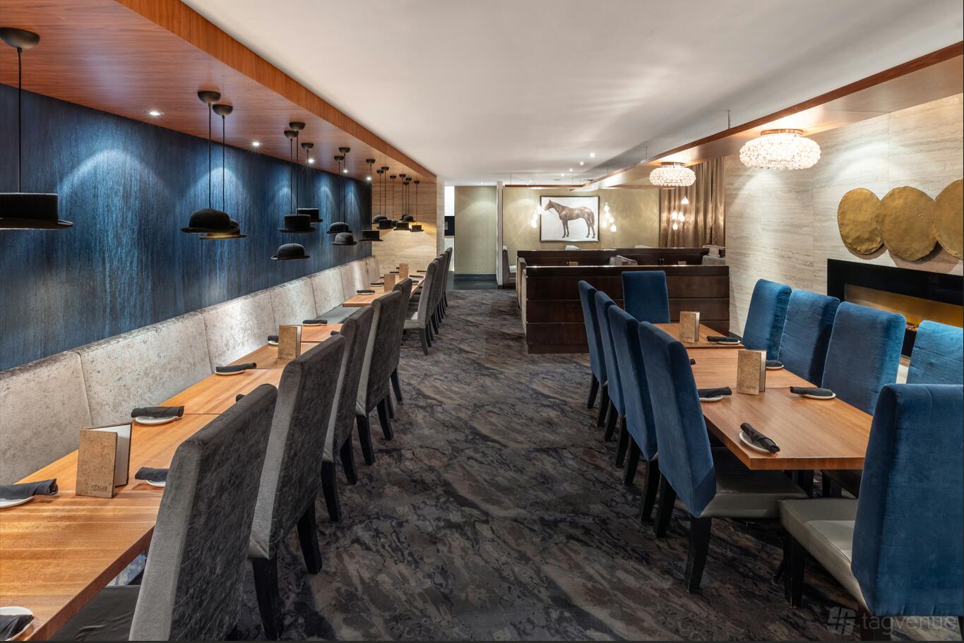 PARTIAL DINNING ROOM at Chop Steakhouse & Bar - Toronto Airport at Chop Steakhouse & Bar - Toronto Airport