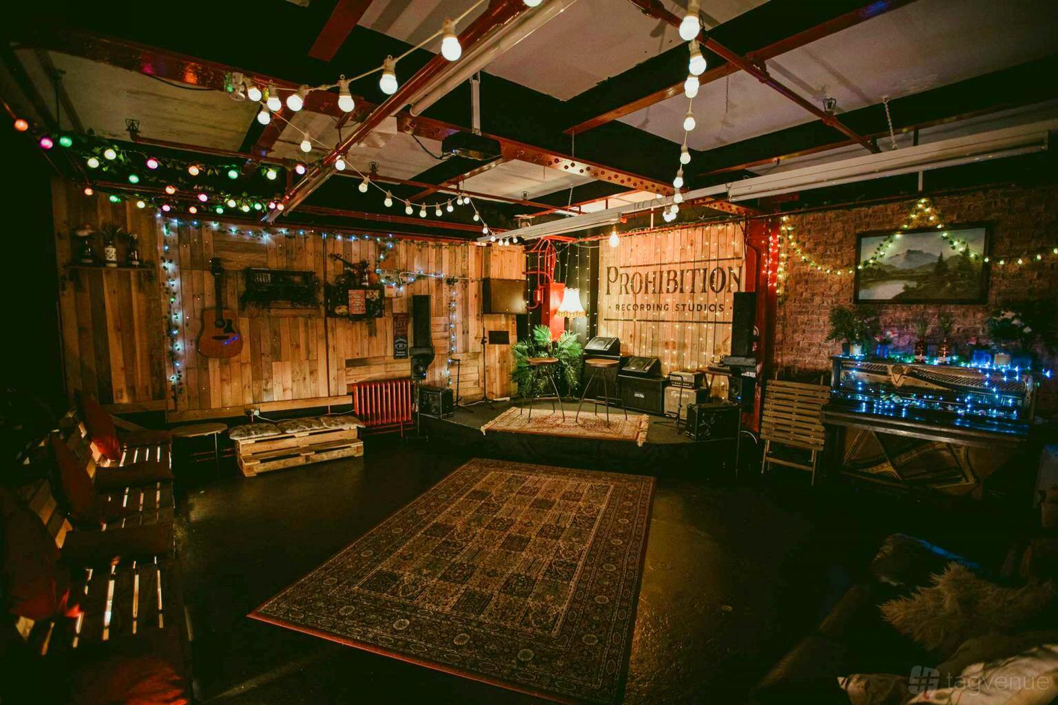Recording Studio No Instruments Entire Venue - Prohibition Recording Studios - Event Venue Hire ...