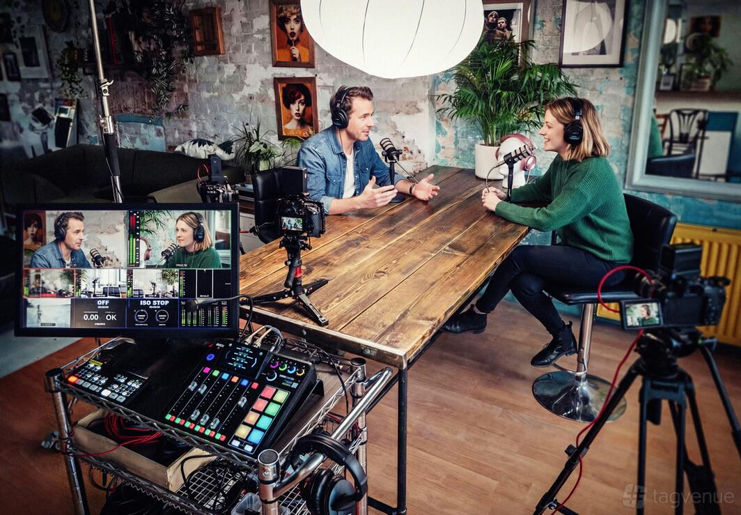 Clerkenwell Studios podcast studio in use