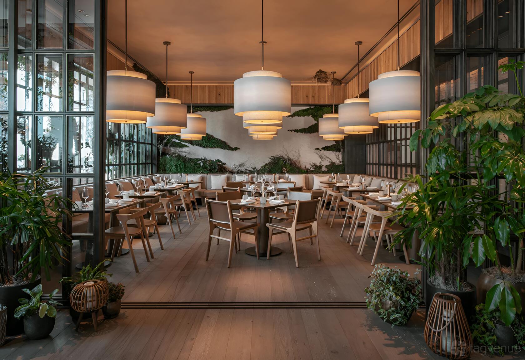 West Dining Room at Casa Madera at the hotel’s entrance