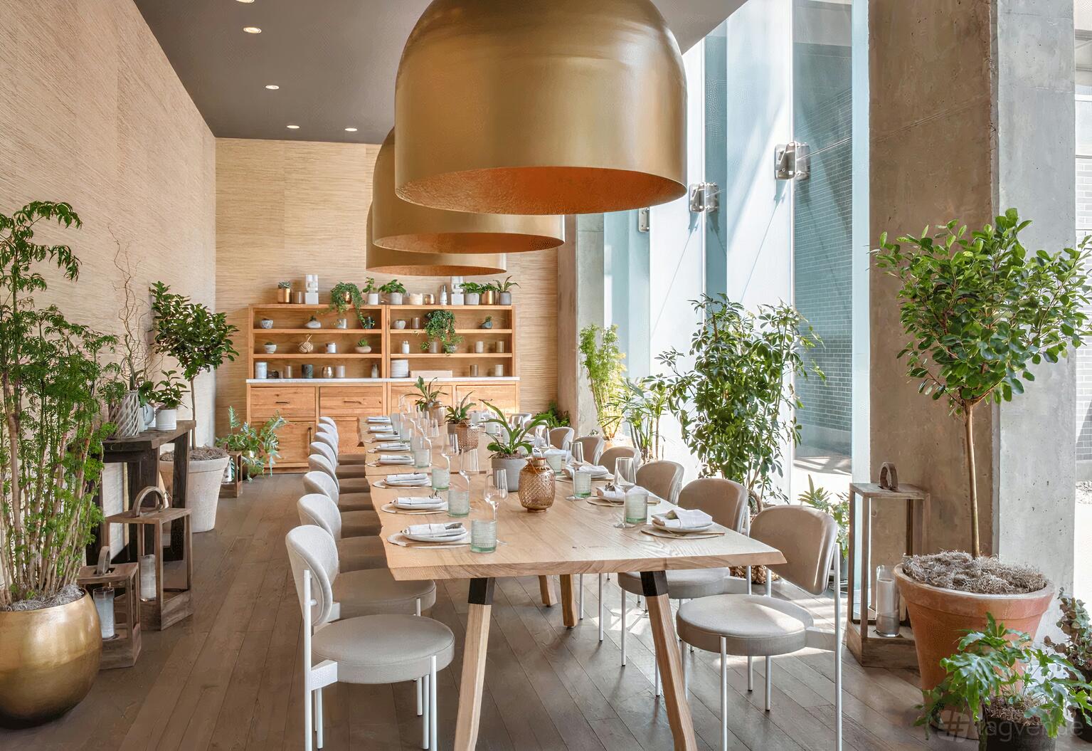 Private Dining Room at Casa Madera at the hotel’s entrance