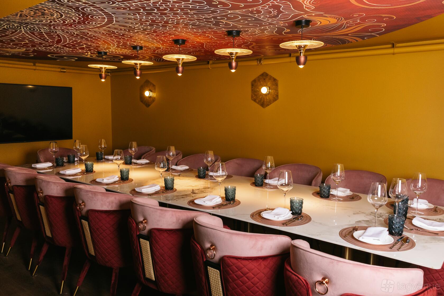 Aangan Toronto is an intimate private dining and event space designed for elevate