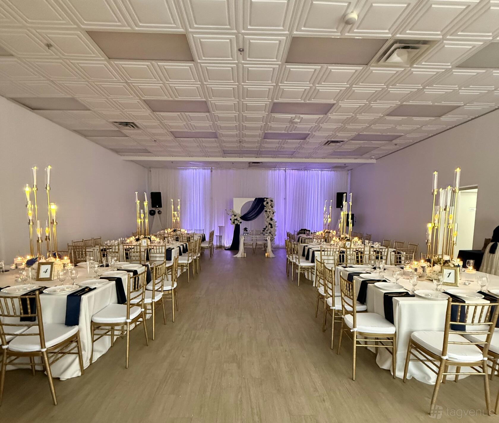 Reception Space at Tiara & Tuxedo Event Venue at Tiara & Tuxedo Event Venue