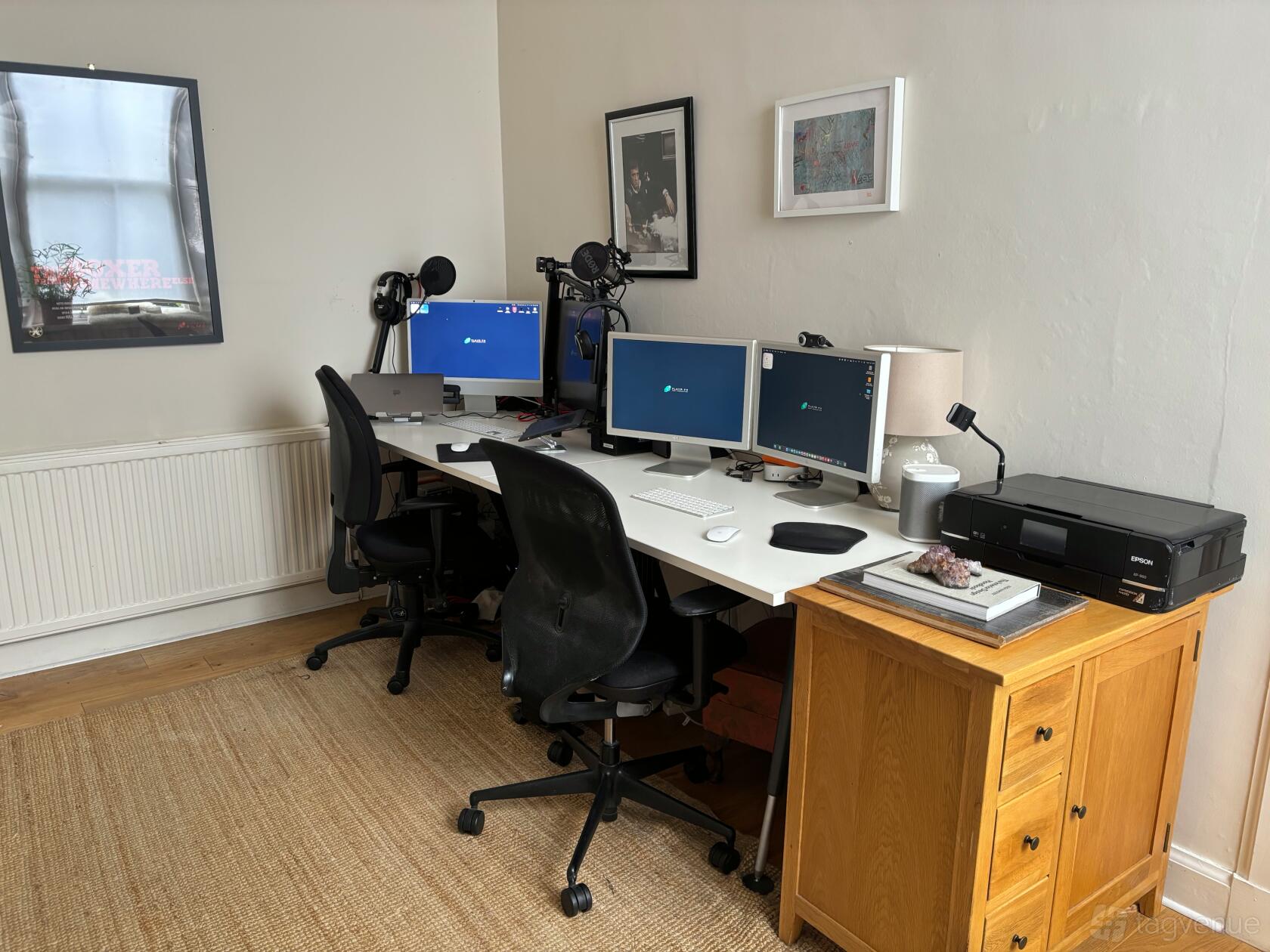 Flayr FX Podcast Productions recording studio interior