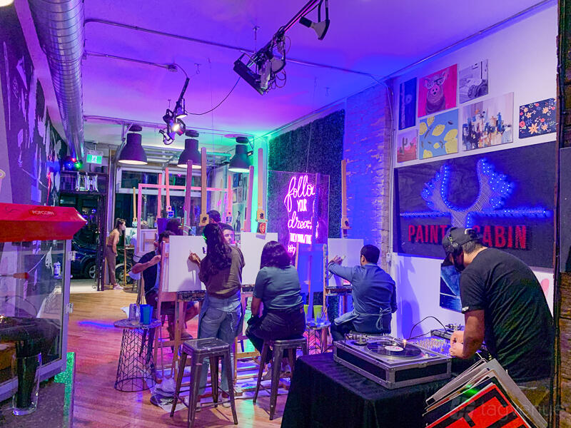Activity & Paint Bar Venue - Paint Cabin | Toronto's Original Paint Bar ...