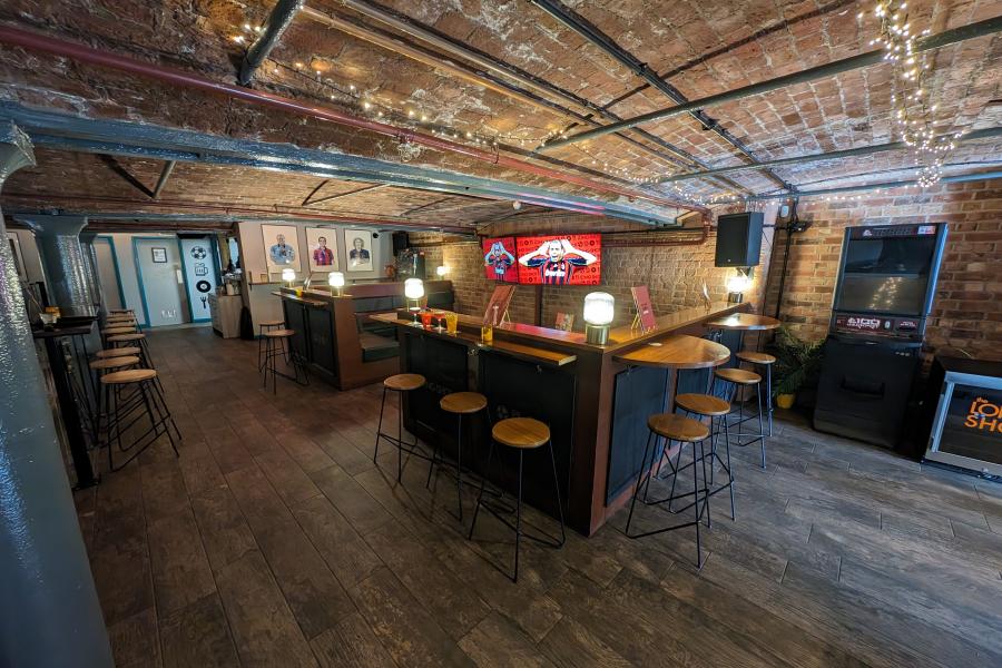 Upstairs at