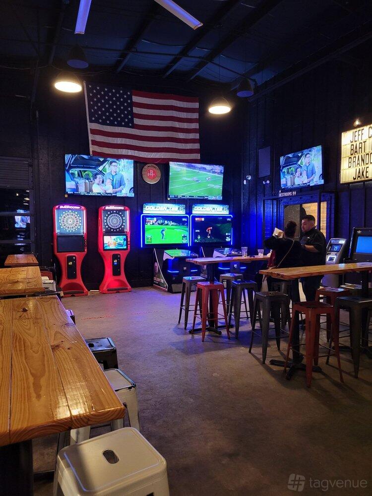 Game Bar Area - Sawyer Park Ice House - Event Venue Rental - Tagvenue.com