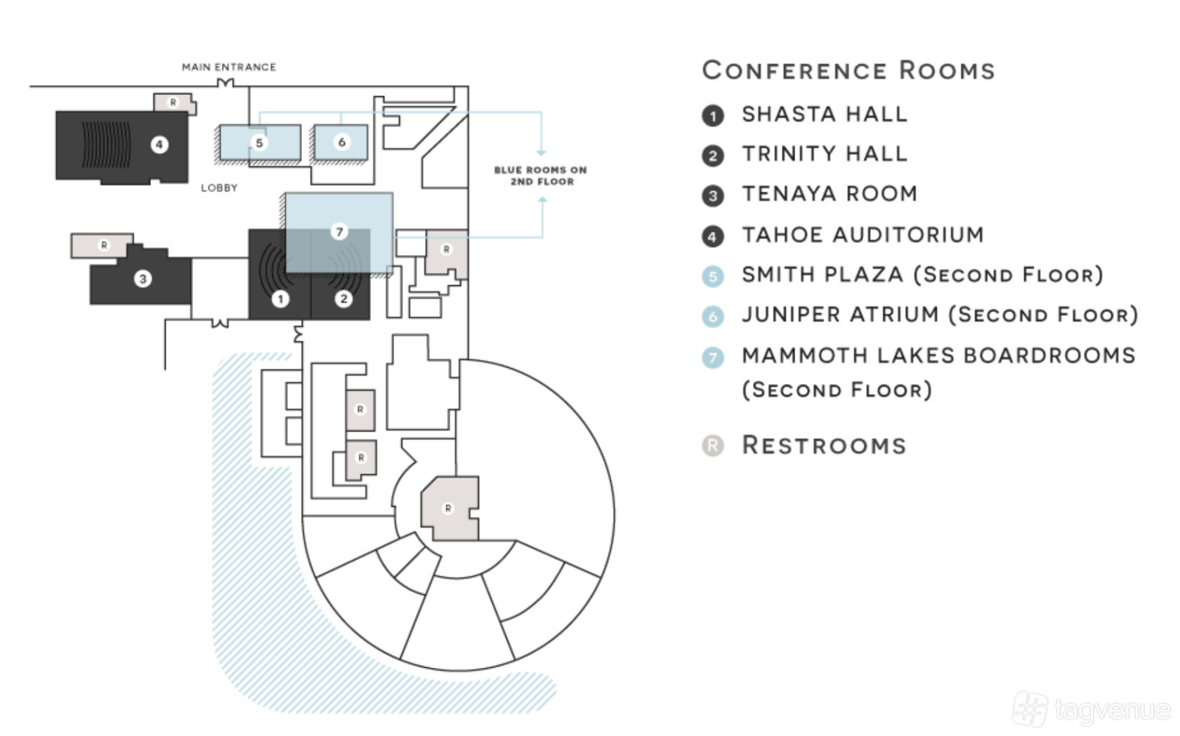 Roundhouse San Ramon Map Trinity Room - Roundhouse Market & Conference Center - Event Venue ...