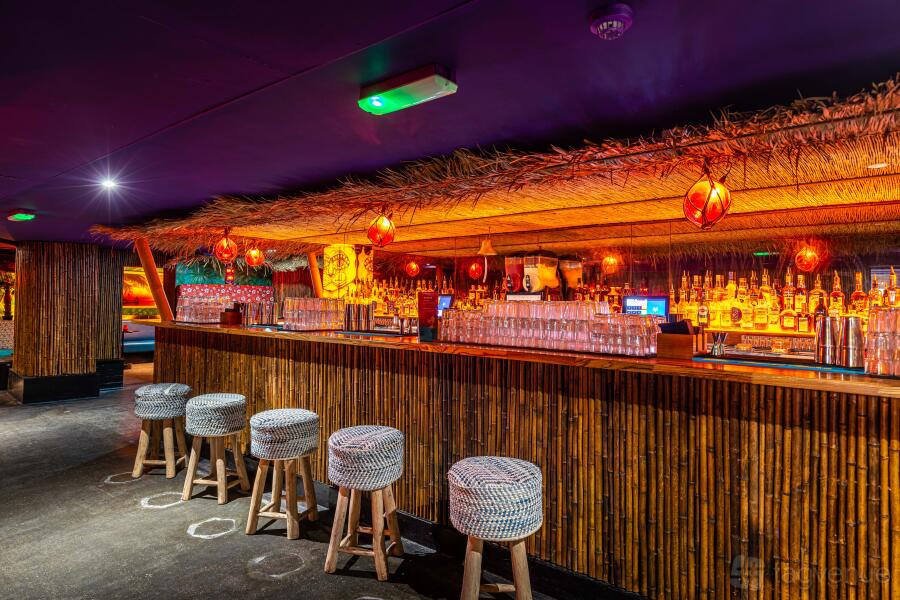 Roped off area in Tiki Roped off area in Tiki